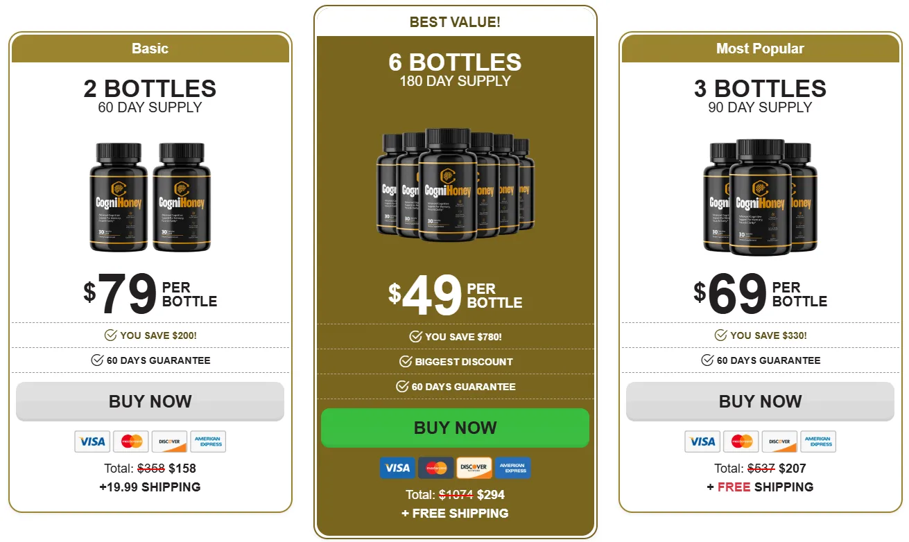 CogniHoney™ Bottle Image